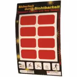 Reflektorfolie selbstklebend 3M Qualität Set à 8 Stk. rot