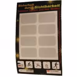 Reflektorfolie selbstklebend 3M Qualität Set à 8 Stk. weiss
