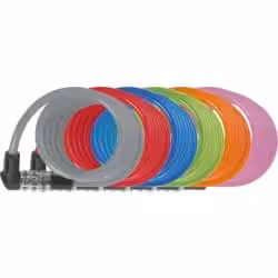 Abus Spiralkabelschloss 3506C/120 Code ohne Halter assortiert