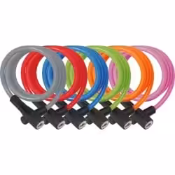 Abus Spiralkabelschloss 3506K/120 ohne Halter assortiert