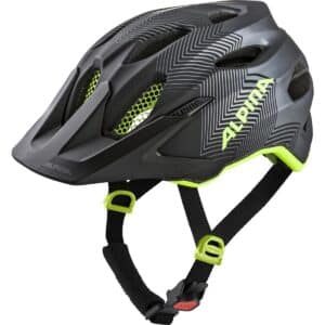 Alpina CARAPAX JR., black-neon yellow, 51-56