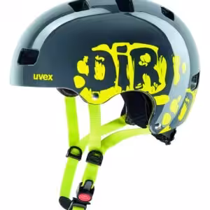 Radhelm kid 3 dirtb.grey-lime  51-55