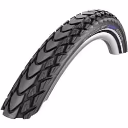 Schwalbe Pneu Marathon Mondial 700x47C Starr mit Reflexstreifen black