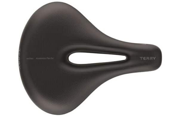 Terry Sattel Anatomica Flex Gel Lady mit Öffnung schwarz